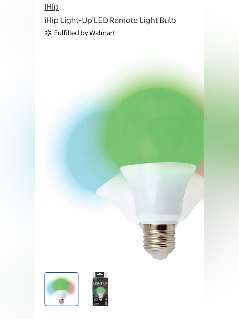 h.i.p. Multi-Color LED Bulb - Green Highlight - Picture 3 of 11